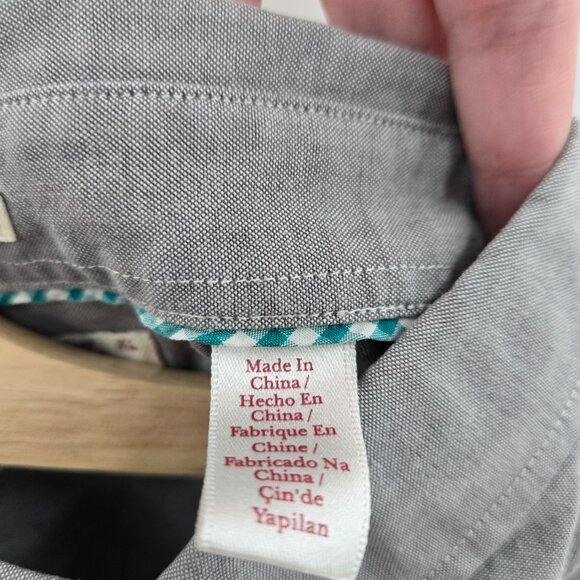 Original Penguin Gray Heritage Slim Fit Long Sleeved Button Up XL - Picture 9 of 9